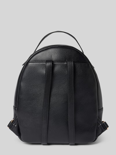 Liu Jo White Rucksack mit Label-Strukturmuster Black 4