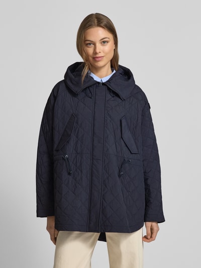 Peuterey Steppjacke mit verdecktem Reißverschluss Modell 'Texel' Marine 4