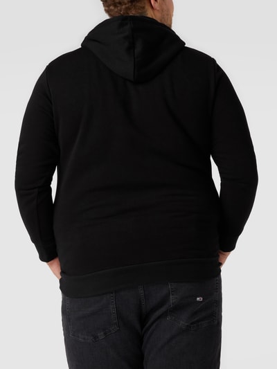 Jack & Jones Plus Bluza z kapturem z napisem z logo Czarny 5