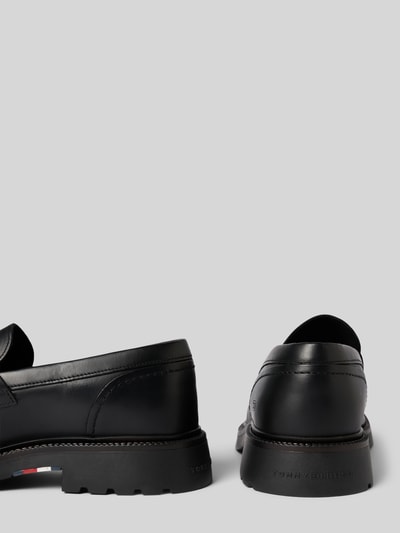 Tommy Hilfiger Loafer aus echtem Leder Black 2
