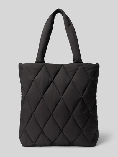 Barbour Henkeltasche mit Label-Patch Black 3