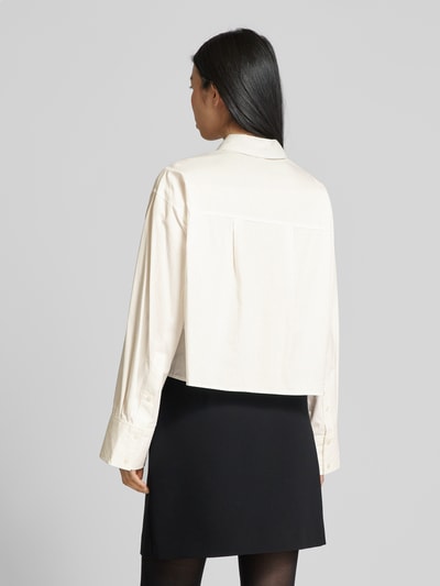 YAS Relaxed fit blouse met opgestikte zakken, model 'LEE' Wit - 5