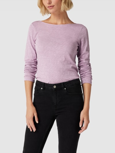 Marc O'Polo Longsleeve mit U-Boot-Ausschnitt Flieder 4