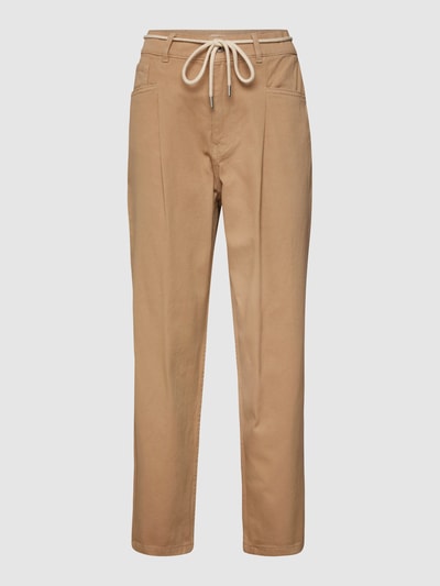 Jake*s Casual Hose mit teilelastischem Bund Beige 2