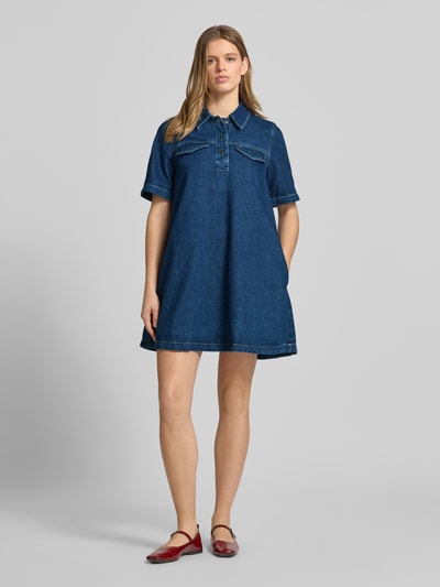 Tommy Jeans A-Linien Jeanskleid aus reiner Baumwolle Jeansblau 1