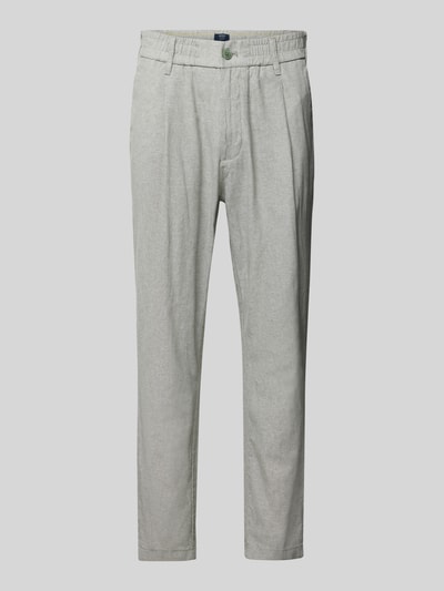 MCNEAL Leinenhose aus Leinen-Mix Dunkelgruen 2