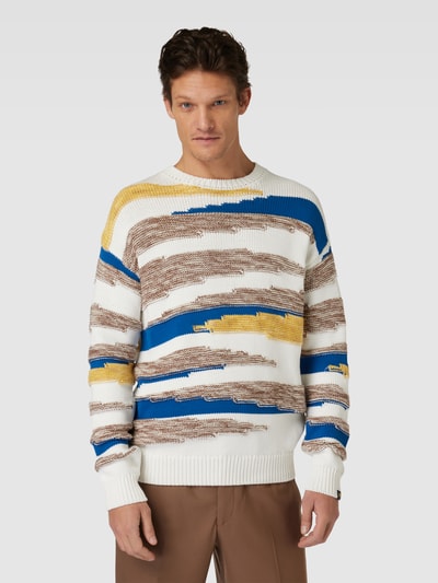 Scotch & Soda Gebreide pullover in off-white, model 'Landscape' Offwhite - 4