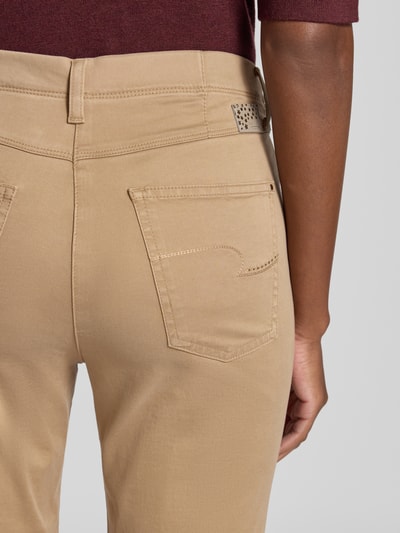 Raphaela By Brax Stoffen broek met steekzakken, model 'Laura' Camel - 3