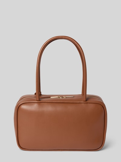 HUGO Henkeltasche in Lederoptik Modell 'JODI_DUFFLE' Dunkelbraun 4
