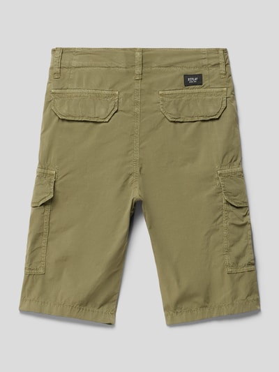 Replay Cargoshorts mit seitlichen Eingrifftaschen Khaki 3