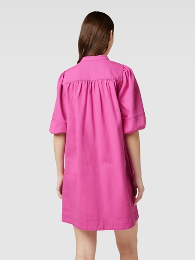 Jake*s Studio Woman Jeanskleid mit Puffärmeln Pink 5