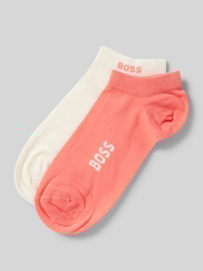 BOSS Sneakersocken mit Label-Detail im 2er-Pack Pink 1