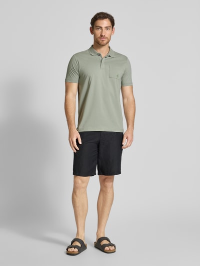 Lerros Regular Fit Poloshirt mit Brusttasche Lind 1