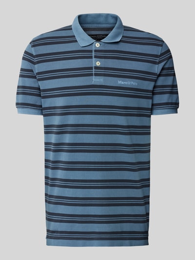 Marc O'Polo Regular Fit Poloshirt aus Baumwoll-Piqué Blau 2