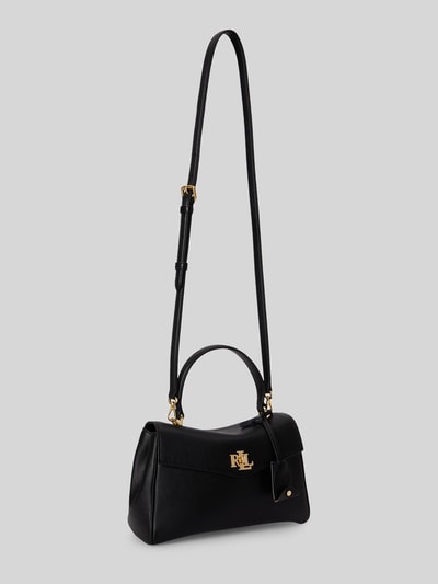 Lauren Ralph Lauren Handtas met echt leer met afneembare schouderband Zwart - 3