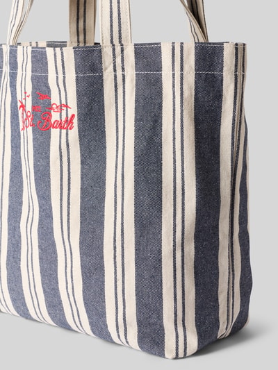 MC2 Saint Barth Beach Bag mit Logo-Stitching Marine 3