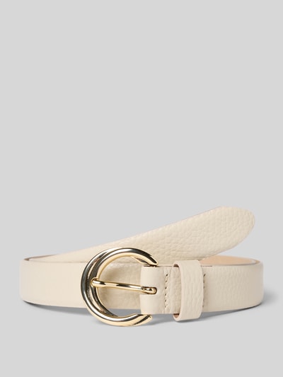 Weinmann Ledergürtel mit Dornschließe Modell 'Adria' Beige 1