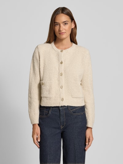 Rich & Royal Strickjacke mit Knopfleiste Sand 4