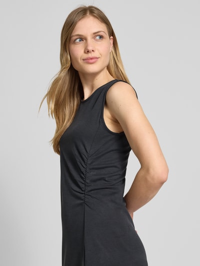Christian Berg Woman Selection Midikleid mit seitlicher Raffung Black 3