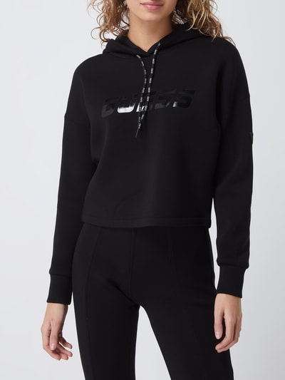 Guess Activewear Korte hoodie met logo Zwart - 4