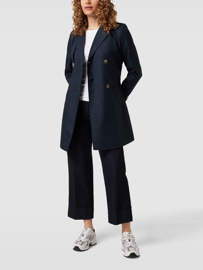 Vero Moda Outdoor Trenchcoat met strikceintuur, model 'CEESTE' Marineblauw - 1