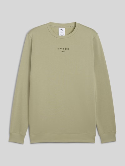 PUMA Performance PUMA x HYROX - Regular Fit Sweatshirt aus Baumwoll-Mix Hellgruen 2