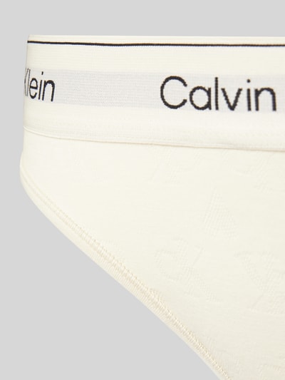 Calvin Klein Underwear Slip mit elastischem Logo-Bund Offwhite 2