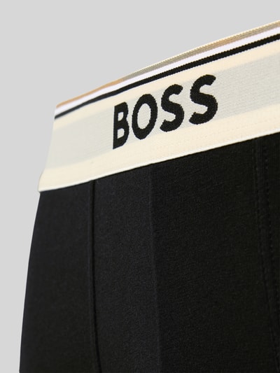 BOSS Regular Fit Trunks aus Baumwoll-Mix im 3er-Pack Black 2