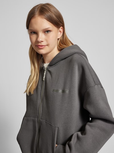 Review Essentials hoodie met ritssluiting 2.0 Grafiet - 3