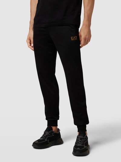 EA7 Emporio Armani Sweatanzug mit Label-Details Black 6