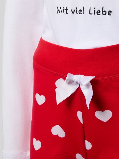 LOUIS & LOUISA Pyjama met motiefprint Rood - 2