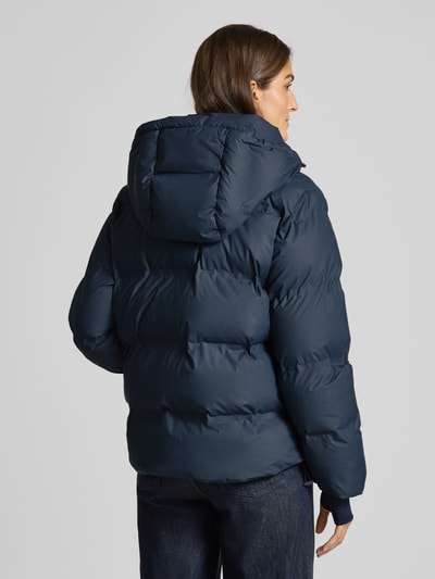 Neo Noir Gewatteerd jack met ritszakken Marineblauw - 5