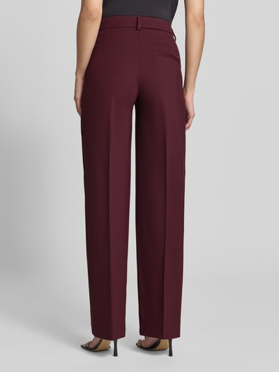 Brax Regular Fit Weite Hose aus Viskose-Mix Modell 'MAINE' Bordeaux 5