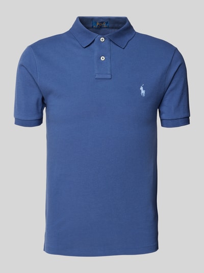 Polo Ralph Lauren Poloshirt mit Label-Stitching Petrol 2