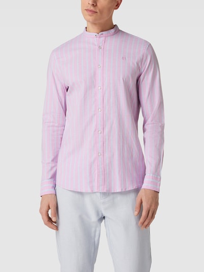 MCNEAL Tailored fit vrijetijdsoverhemd met streepmotief Roze - 4