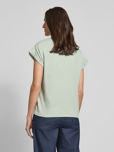Jake*s Casual T-Shirt mit Motiv-Stitchings Mint 5