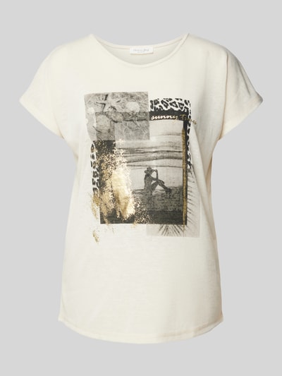 Christian Berg Woman T-shirt met motiefprint Offwhite - 2