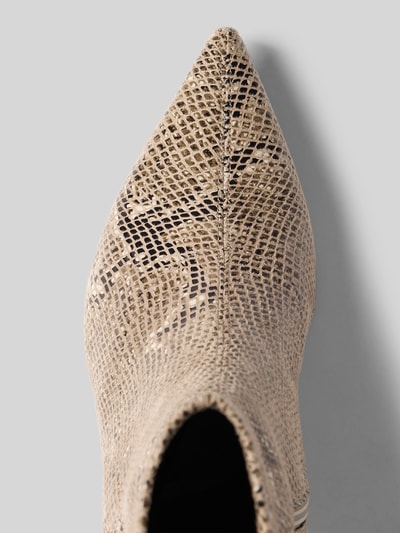 Tamaris Sztyblety z obcasem w kształcie banana Beżowy 3