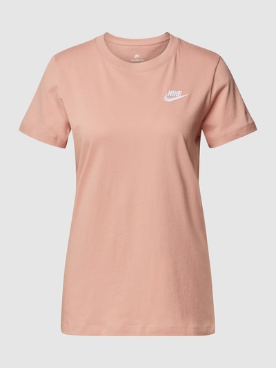 Nike T-Shirt mit Label-Stitching Rose 2