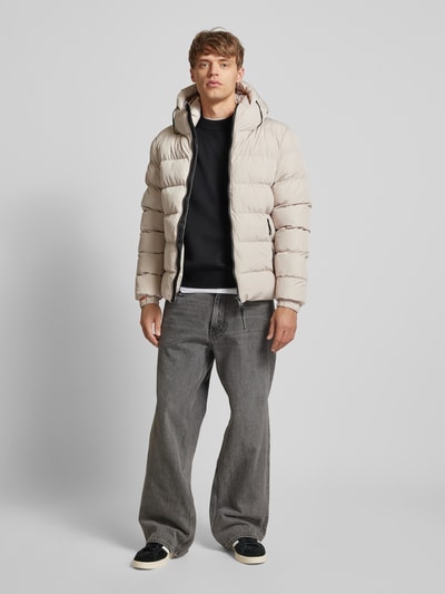 Superdry Gewatteerd jack met ritszakken Offwhite - 1