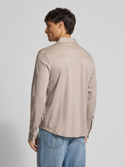 Marc O'Polo Regular Fit Freizeithemd aus reiner Baumwolle Hellgrau 5