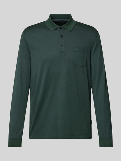 bugatti Poloshirt met borstzak Donkergroen - 2