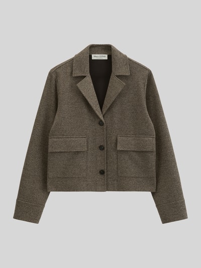 Marc O'Polo Kurzblazer aus Baumwollmix Dunkelbraun 2