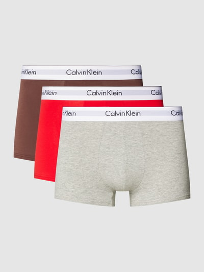 Calvin Klein Underwear Obcisłe bokserki z elastycznym pasem w zestawie 3 szt. Średniobrązowy 1