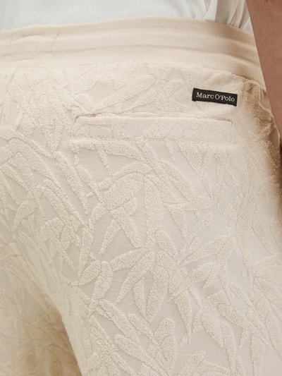 Marc O'Polo Regular Fit Sweatshorts aus reiner Baumwolle Ecru 3