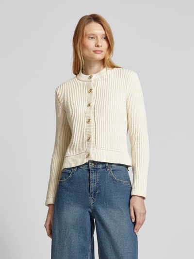 Mango Cardigan mit durchgehender Knopfleiste Modell 'BRINGTON' Offwhite 4