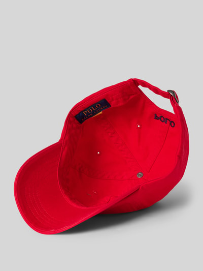 Polo Ralph Lauren Basecap mit Logo-Stitching Rot 2