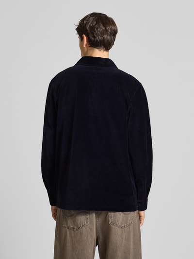 Marc O'Polo Denim Relaxed Fit Freizeithemd aus reiner Baumwolle Marine 5