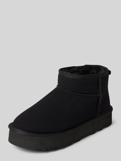 Only Snow Boots aus synthetischem Wildleder Modell 'FELICIA' Black 1