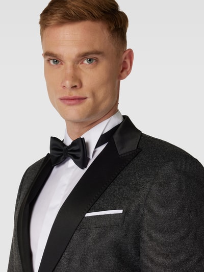 JOOP! Collection Marynarka na dwa guziki z kieszenią na piersi model ‘Horace’ Czarny 3